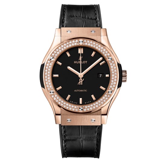 Hublot, Classic Fusion King Gold Diamonds Watch, Ref. # 542.OX.1181.LR.1104