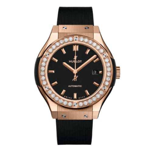Hublot, Classic Fusion King Gold Diamonds Watch, Ref. # 582.OX.1180.RX.1204