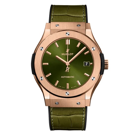 Hublot, Classic Fusion King Gold Green Watch, Ref. # 511.OX.8980.LR