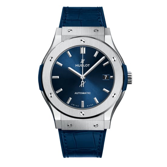 Hublot, Classic Fusion Titanium Blue Watch, Ref. # 511.NX.7170.LR