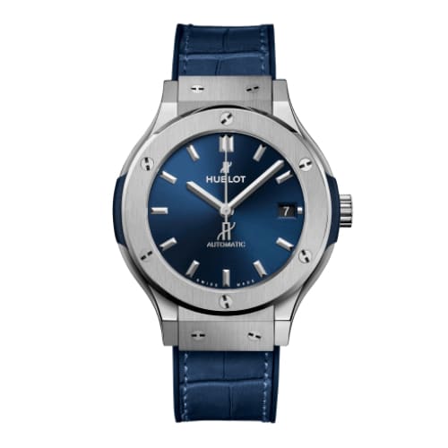 Hublot, Classic Fusion Titanium Blue Watch, Ref. # 565.NX.7170.LR