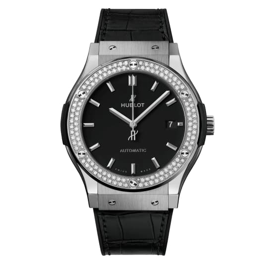 Hublot, Classic Fusion Titanium Diamonds Watch, Ref. # 511.NX.1171.LR.1104