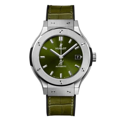 Hublot, Classic Fusion Titanium Green Watch, Ref. # 565.NX.8970.LR