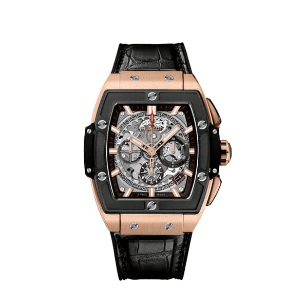 Hublot Big Bang 18K Rose Gold Ceramic Black Dial Automatic Watch