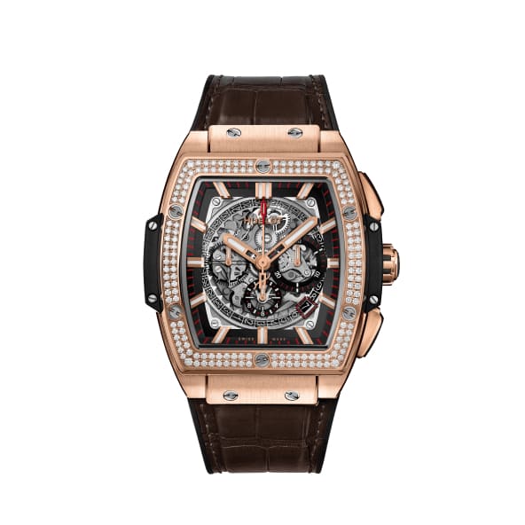 Hublot, Spirit Of Big Bang King Gold Diamonds Watch, Ref. # 601.OX.0183.LR.1104