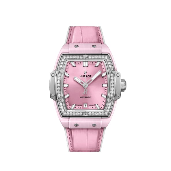 Hublot, Spirit Of Big Bang Pink Ceramic Titanium Diamonds Watch, Ref. # 665.RN.891P.LR.1204