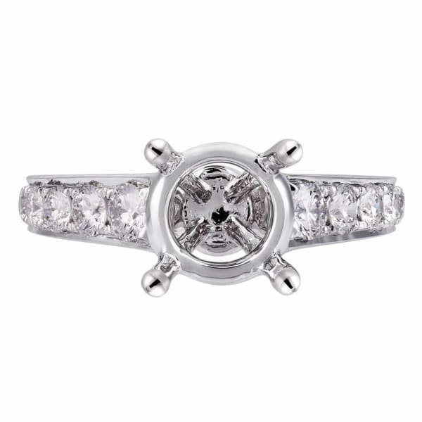 Modern feminine design sparkling white gold engagement ring with .70ctw diamonds KR08340XD200A