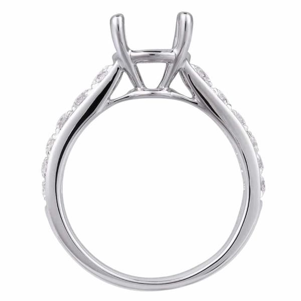 Modern feminine design sparkling white gold engagement ring with .70ctw diamonds KR08340XD200A, Profile