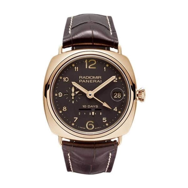Panerai, 10 Days Gmt Oro Rosso Automatic Rose Gold Men's Watch, Ref. # Pam00497