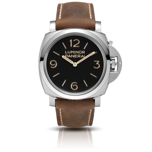 Panerai, Luminor - 47mm, Aisi 316l Polished Stainless Steel Case, Black dial Watch, Ref. # Pam00372