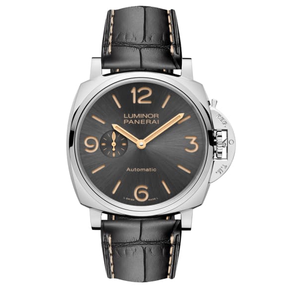 Panerai, Luminor Due - 45mm, Polished Stainless Steel Case, Sun-brushed Anthracite dial Watch, Ref. # Pam00739