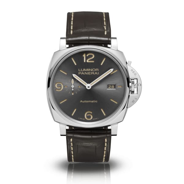 Panerai, Luminor Due - 45mm, Stainless Steel Case, Sun-brushed Anthracite Gray dial Watch, Ref. # Pam00943