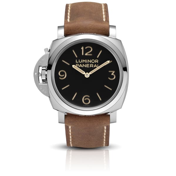 Panerai, Luminor Left-handed - 47mm, Stainless Steel Case, Black dial Watch, Ref. # Pam00557