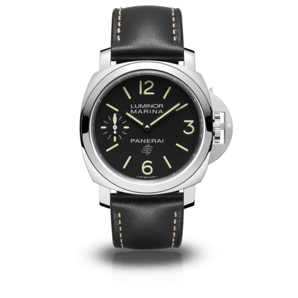Panerai, Luminor Logo - 44mm, Aisi 316l Brushed Steel Case, Black dial Watch, Ref. # Pam00776