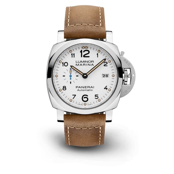 Panerai Luminor Marina 1950 White Dial Automatic Mens Watch PAM01499