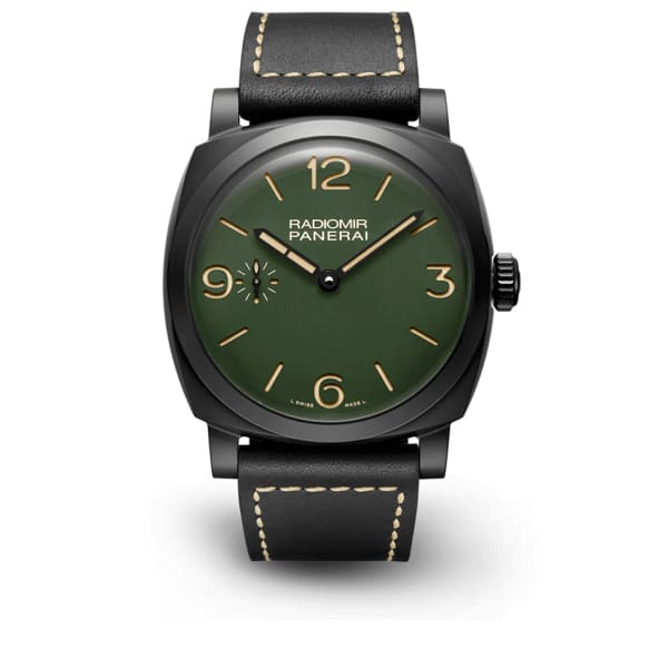 Panerai, Radiomir - 45mm, Black Ceramic, Military Green dial Watch, Ref. # Pam00997