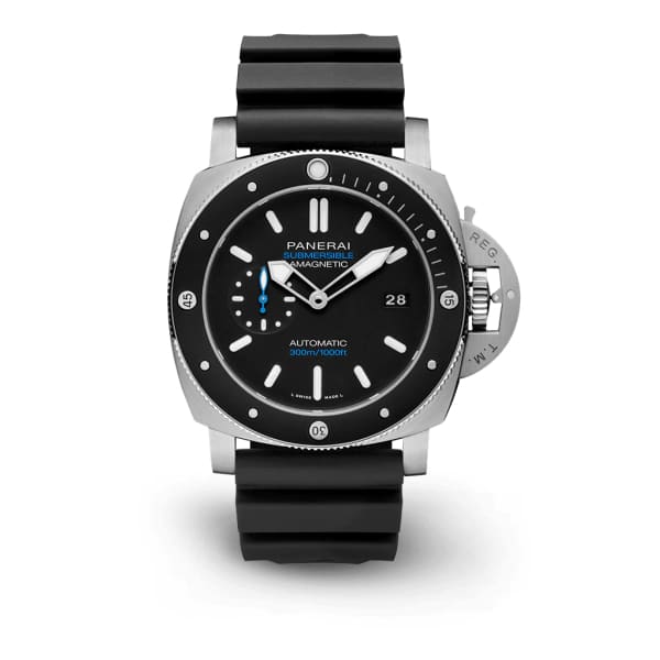 Panerai, Submersible Amagnetic - 47mm, Brushed Titanium Case, Black dial Watch, Ref. # Pam01389