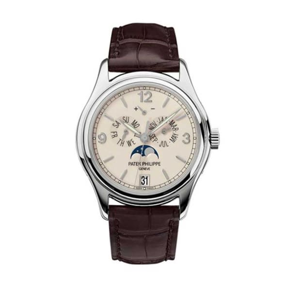 Patek Philippe, Complicated Annual Calendar 18kt White Gold Automatic Mens Watch, Ref. # 5146G-001