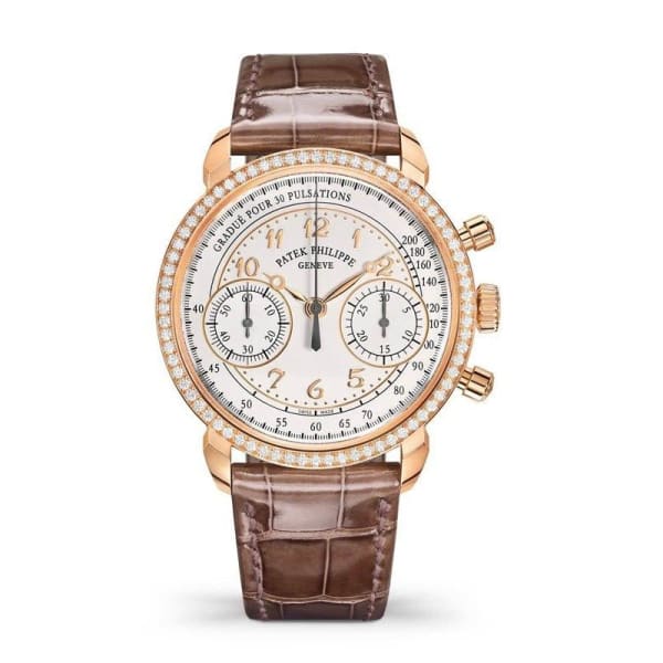 Patek Philippe, Complications 18k Rose Gold 7150-250R-001 with Silvery Opaline dial Watch