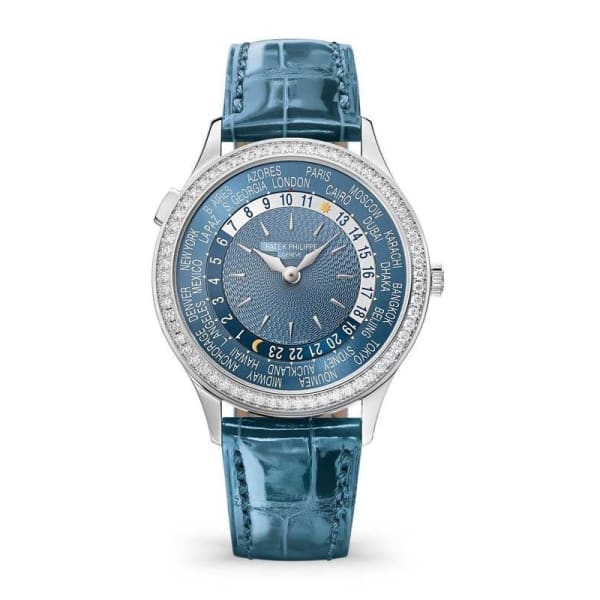 Patek Philippe, Complications 18k White Gold 7130G-016 with Gray-Blue dial Watch