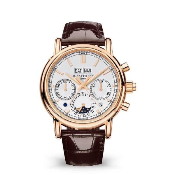 Patek Philippe, Grand Complications 18k Rose Gold 5204R-001 with Silvery Opaline dial Watch, Ref. #