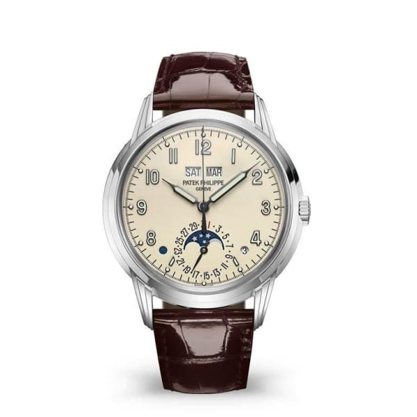 Patek Philippe, Grand Complications 18k White Gold 5320G-001 with Lacquered Cream dial Watch, Ref. #