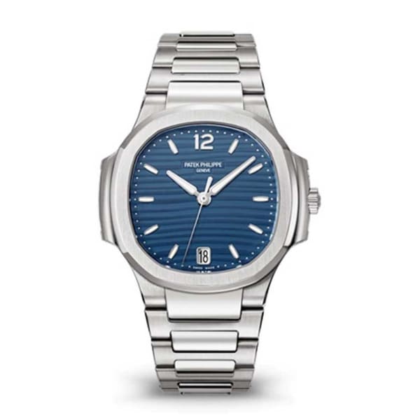Patek Philippe, Nautilus 35.2 mm | Stainless Steel bracelet | Blue Opaline dial | Ladies Watch 7118/1A-001