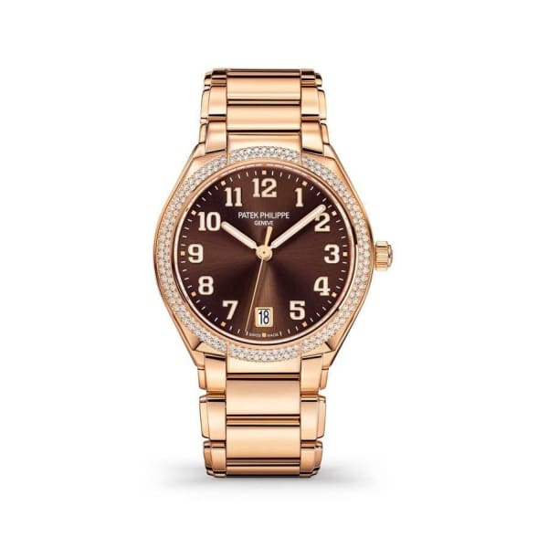 Patek Philippe, Twenty4 18k Rose Gold 7300-1200R-001 with Brown Sunburst dial Watch
