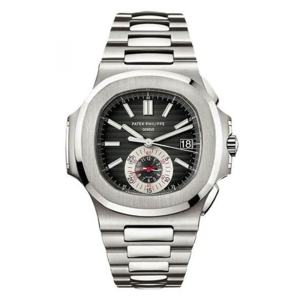 Patek Philippe, Nautilus Chronograph 44 mm | Stainless Steel bracelet | Black dial | Men's Watch 5980/1A-014