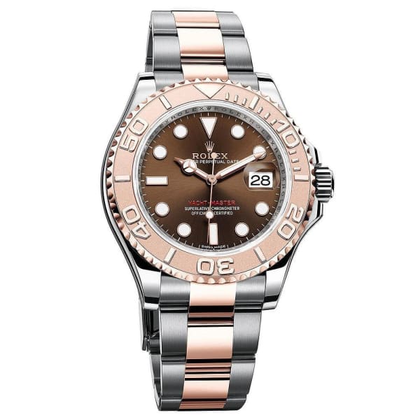 Rolex Yacht-Master 116621 Two Tone Rose Gold With Chocolate Dial