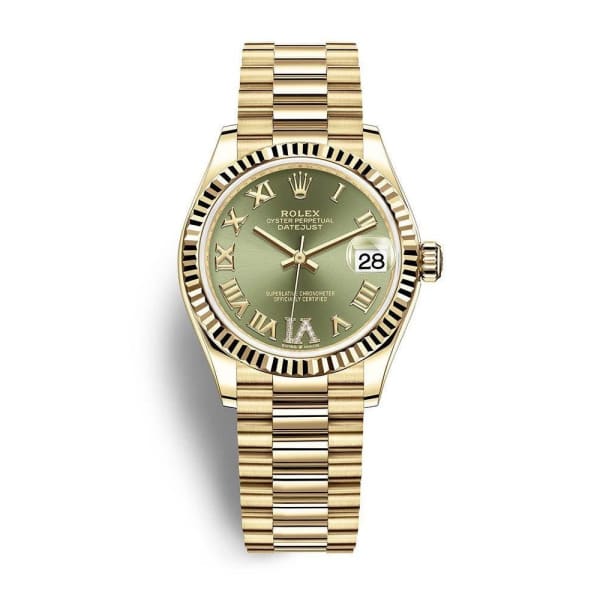 Rolex Datejust Oyster, 31 mm, yellow gold, M278278-0030