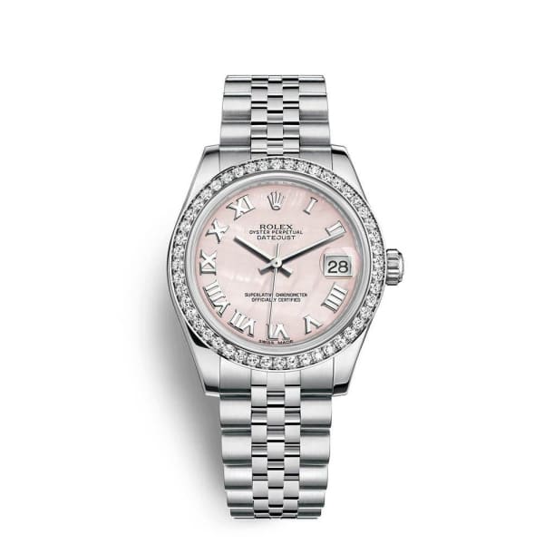 Rolex, Datejust 31 Watch, Pink mother-of-pearl dial, 178384-0028