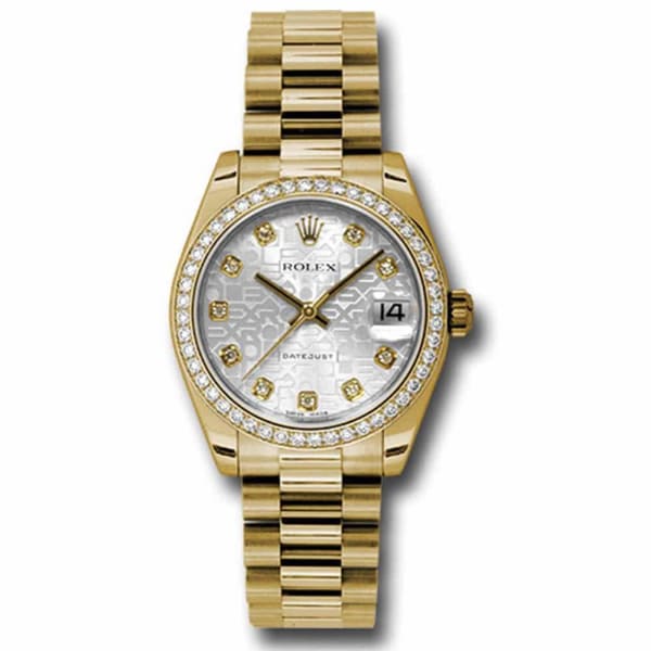 Ladies rolex silver jubilee with diamonds best sale