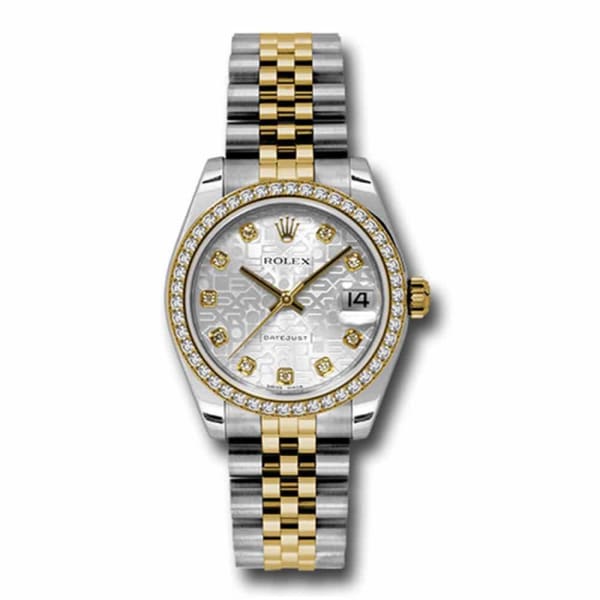 最新情報 Silver | 178383SJDJ Datejust Rolex Diamond Bezel and Dial サーフィン・ボディボード