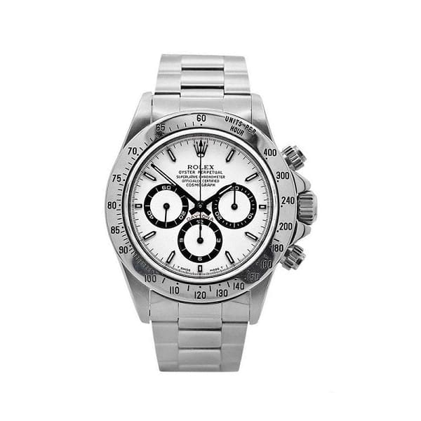 Rolex, Daytona Zenith Cosmograph, 40mm, Stainless Steel, White dial, Watch 16520