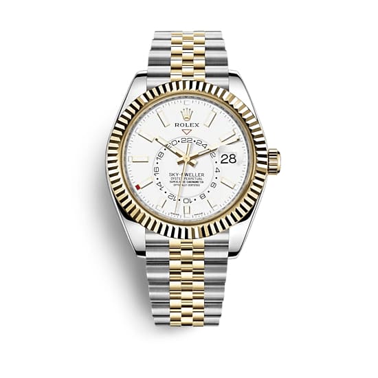 Rolex, Sky-Dweller 18k yellow gold Two Tone Watch, Ref. # 326933-0010