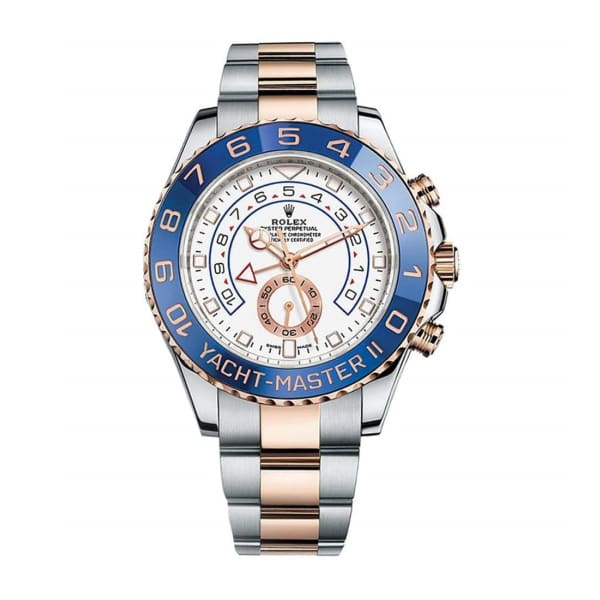 Rolex Yacht-Master II 44 Men's Watch, Steel and 18kt Rose Gold, 116681-0002