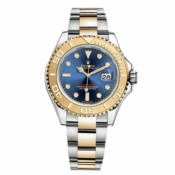 Rolex, Yachtmaster Blue Index Dial Oyster Bracelet Men's Watch 16623BL