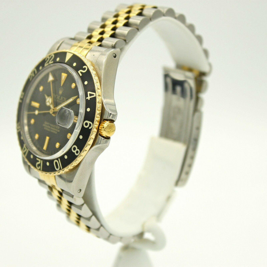 Rolex GMT Master Date w/ Black Dial 16753,  Right view