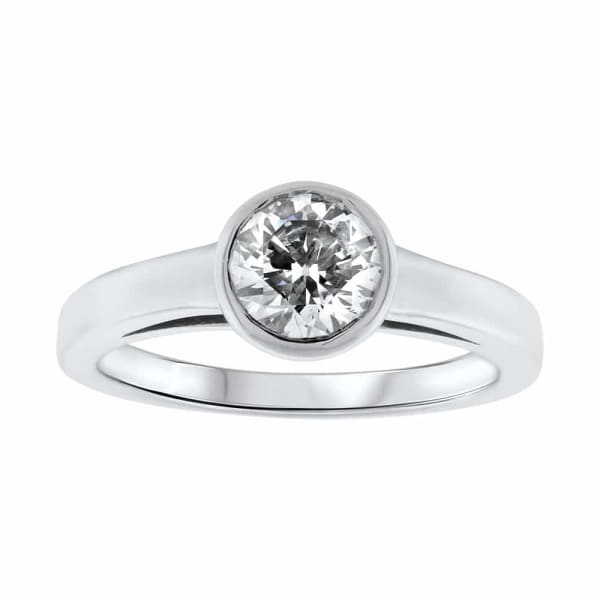 Solitaire engagement ring with 1.01ct Round brilliant cut EGL certified ENG-10000