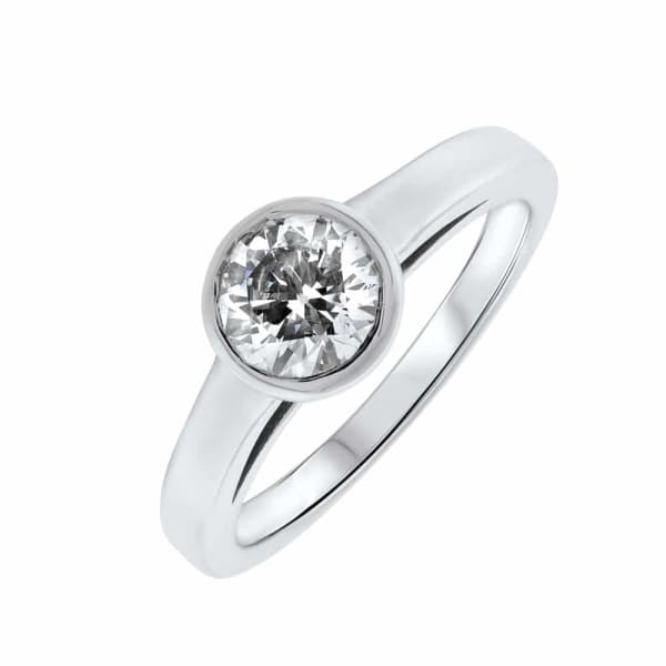 Solitaire engagement ring with 1.01ct Round brilliant cut EGL certified ENG-10000, Main view