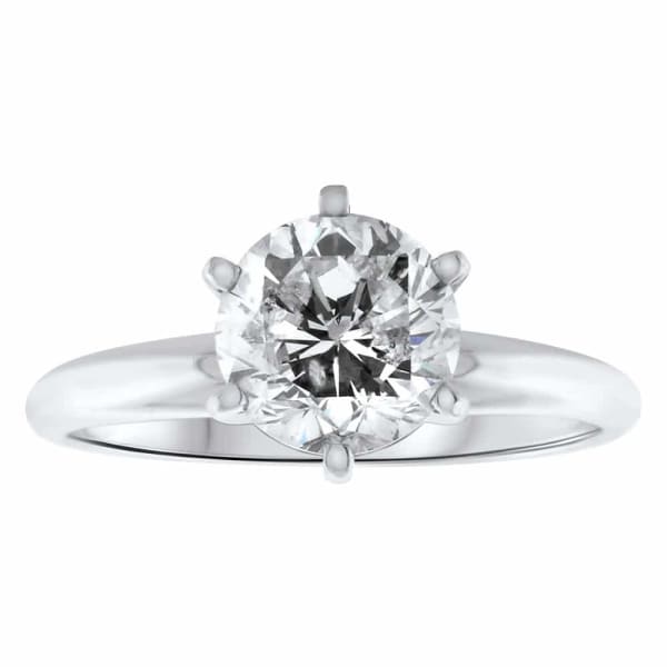 Solitaire engagement ring with 1.45ct Round Brilliant Cut RN-172902