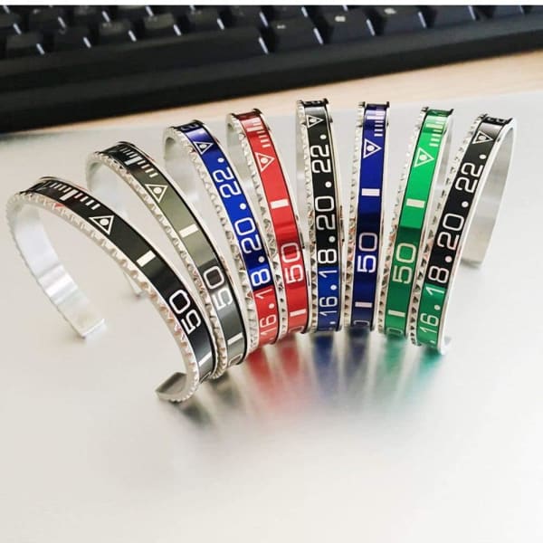 Speedometer Bracelet Stainless Steel Cuff Watch Bangle 1 pcs,  Main view