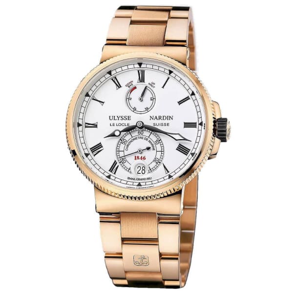 Ulysse Nardin Marine Chronometer Manufacture 43mm Rose Gold 1186 126 8M E0 Watch