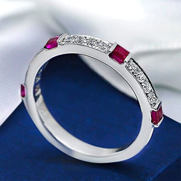 Unique Half-Way Eternity Diamond Ring KR10548-1