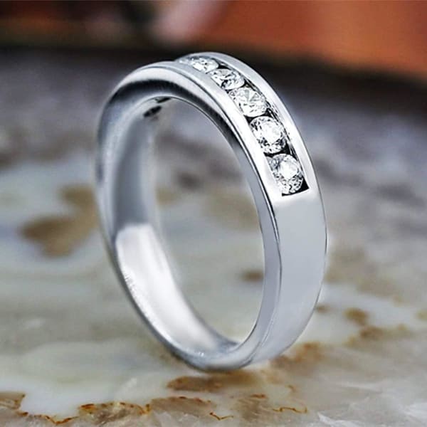 Unique Half-Way Eternity Diamond Ring with 0.60ct of Diamonds B-3115