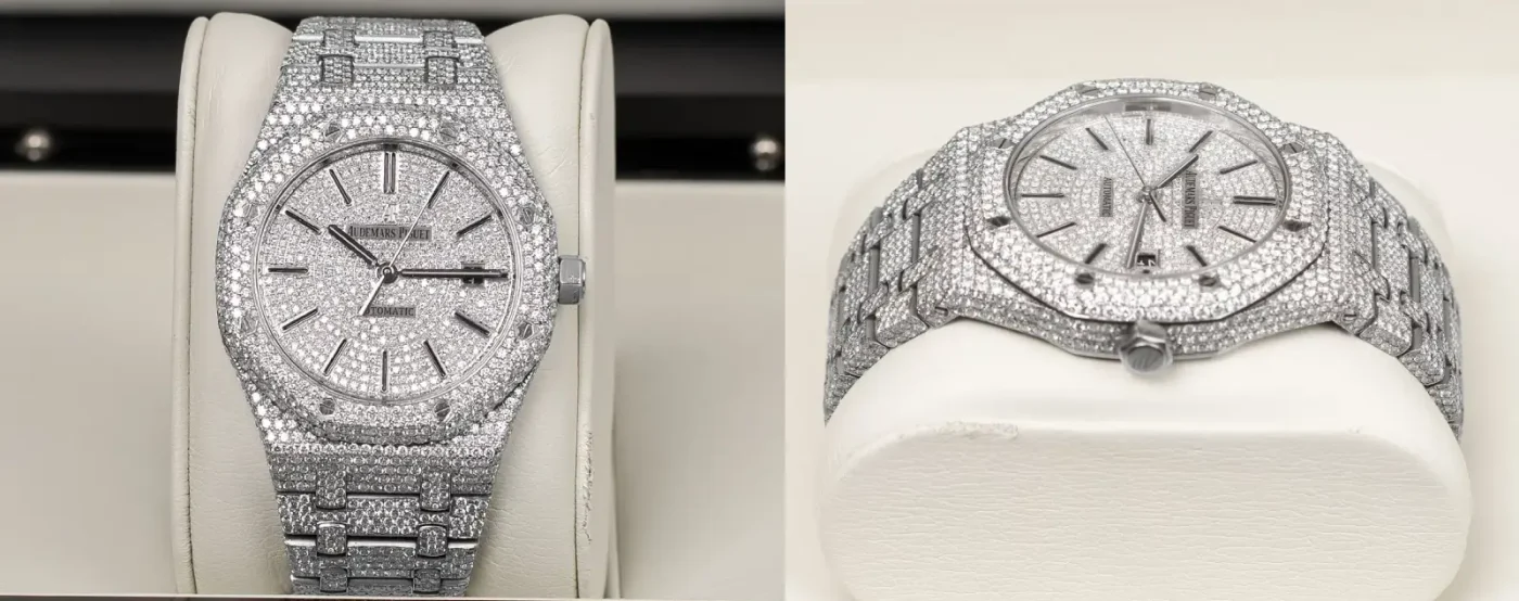 Collector showcasing Audemars Piguet Royal Oak 15400ST