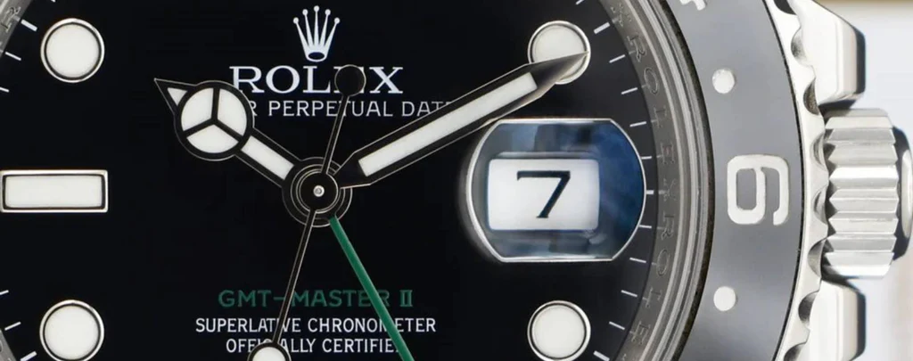 Rolex GMT watch showcasing the GMT hand