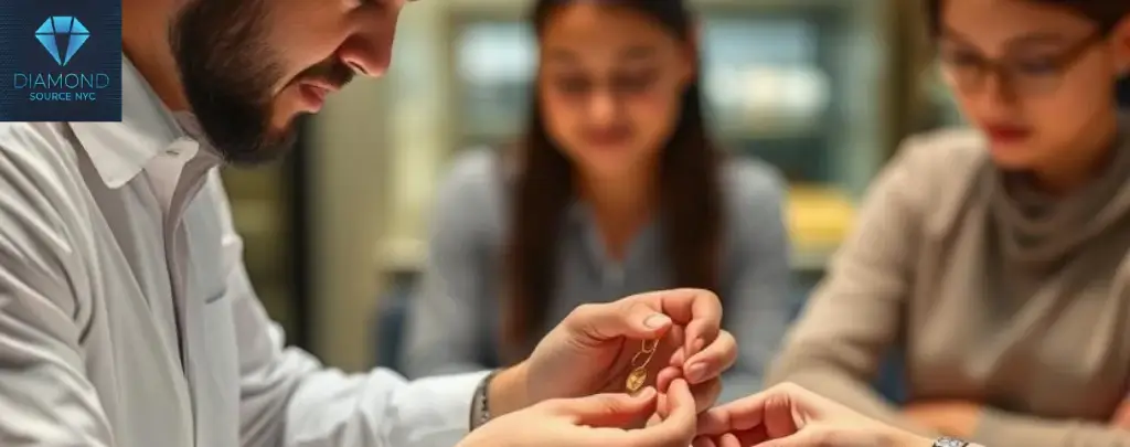 Reviewing and comparing multiple offers for jewelry sales.
