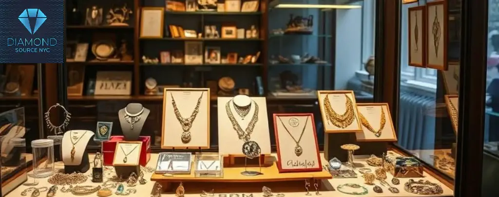 Gold buyer appraising jewelry in New York City